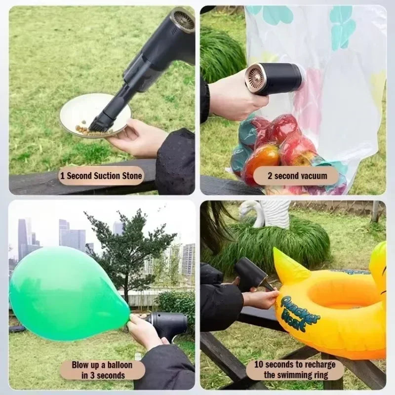 Car Vacuum Cleaner 2900000 Pa 4 In1 Powerful Clean Machine Wireless Blowing Suction Portable Vacuum Cleaner household 2026