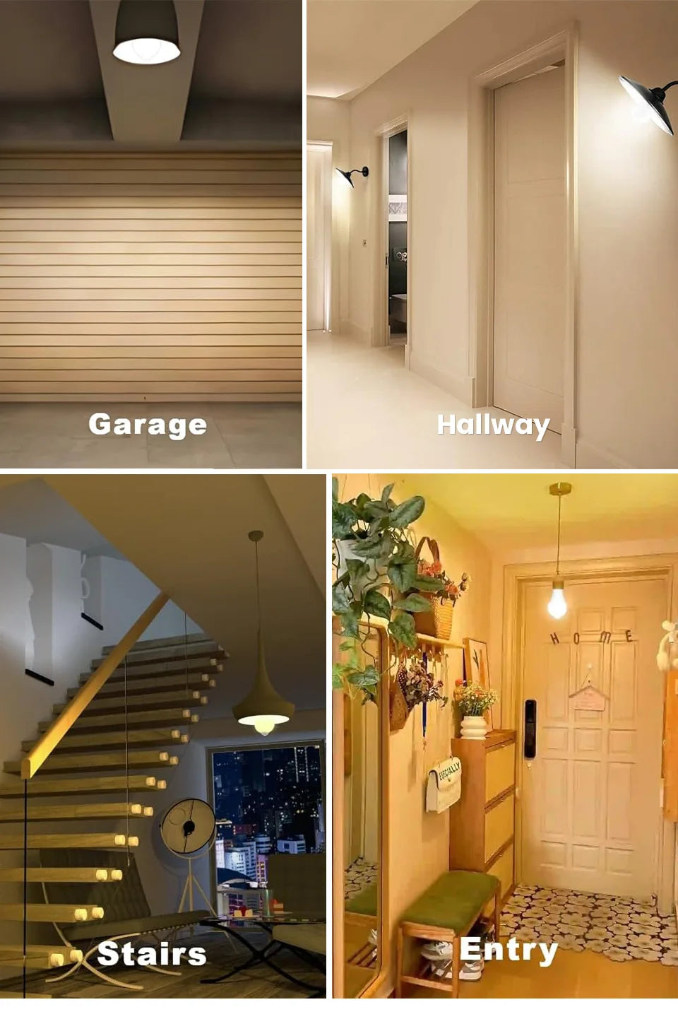 4PCS 20W 18W 15W 12W 9W 6WLampada LED E27 Radar Motion Sensor Light Bulb 189-265V Infrared Detection Smart Lamp Working in Night