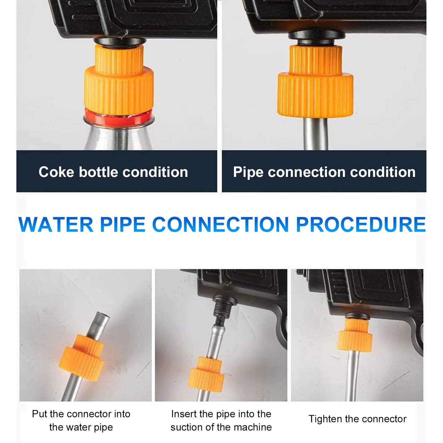 Cordless Pressure Washer Electric High Pressure Power Car Washer Gun 450w Two1200mah Battery and Charger for Car Garden Home