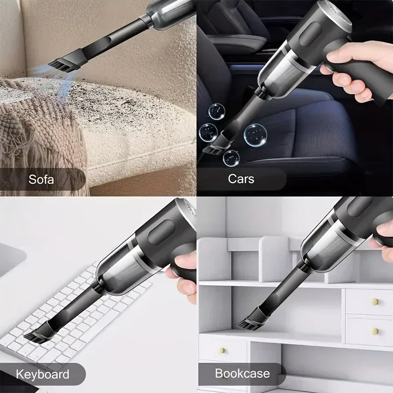 Car Vacuum Cleaner 2900000 Pa 4 In1 Powerful Clean Machine Wireless Blowing Suction Portable Vacuum Cleaner household 2026